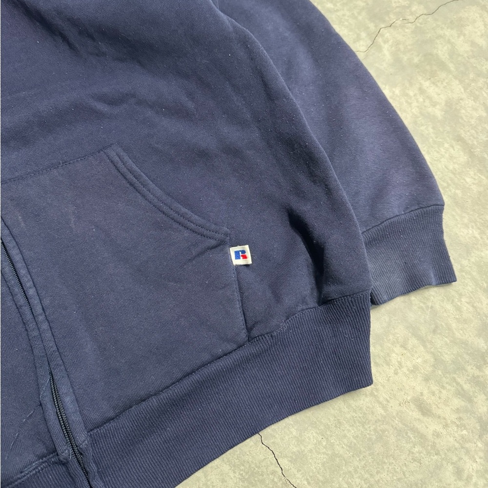 Navy Russel Athletics Full-Zip Hoodie - Picture 2 of 7